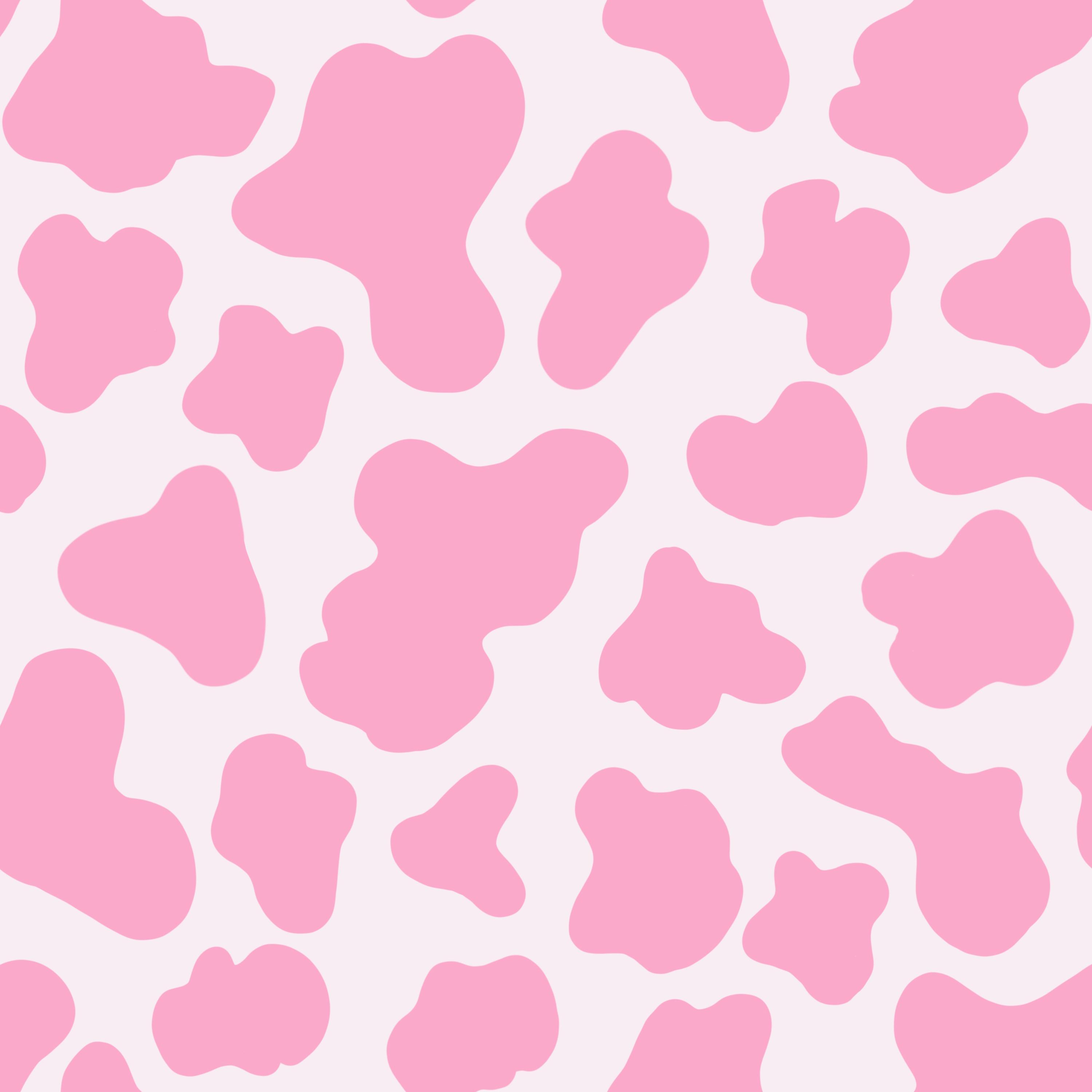 Pink Cowprint fabric