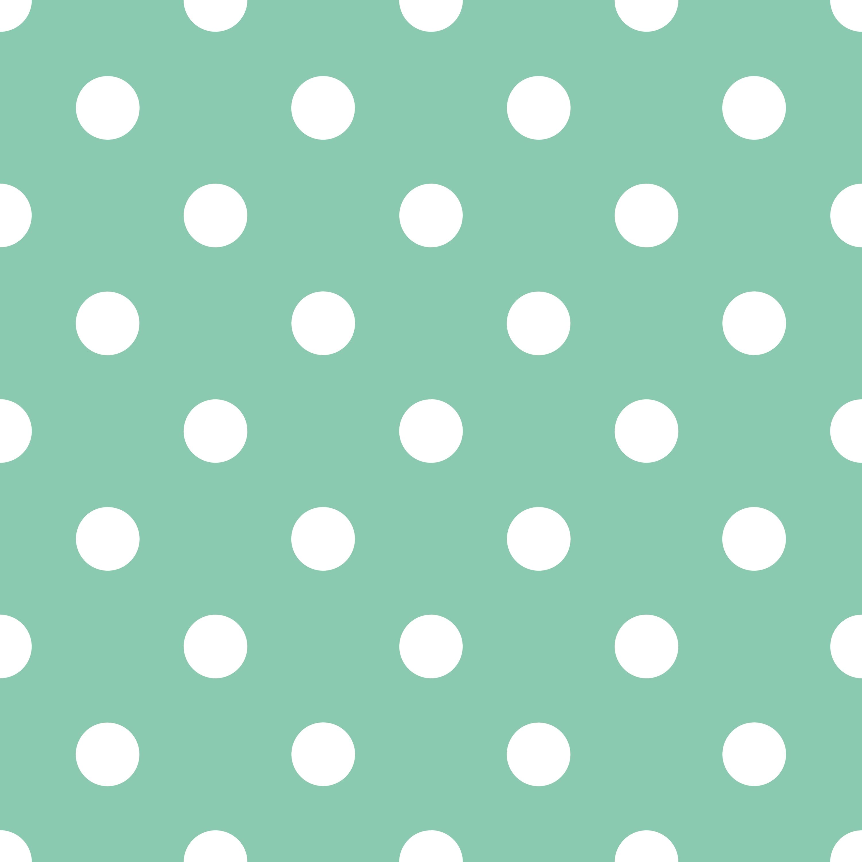 Mint Polka Dot fabric